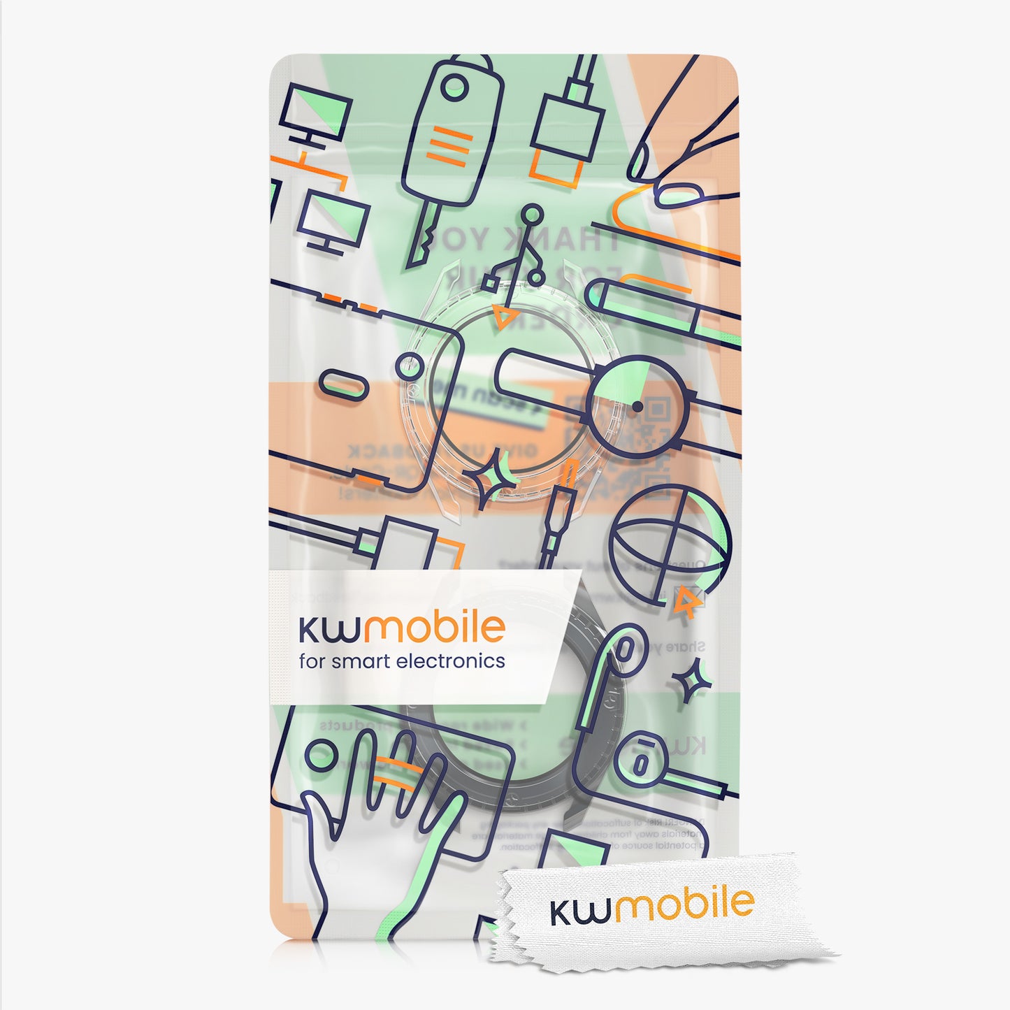 kwmobile Glas Hülle für Xiaomi Watch S3 Schutzhülle Fullbody Fitnesstracker Case Set