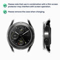 kwmobile Glas Hülle für Xiaomi Watch S3 Schutzhülle Fullbody Fitnesstracker Case Set