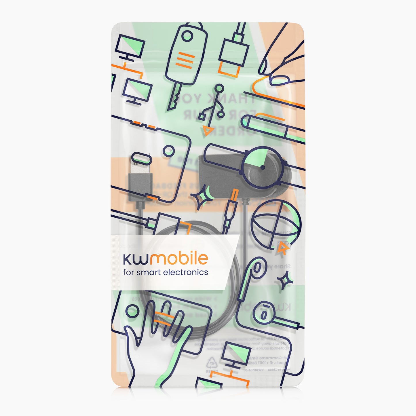 kwmobile kompatibel für GolfBuddy Aim W12 USB Ladekabel Charger für Smart Watch Fitnesstracker Ersatzkabel