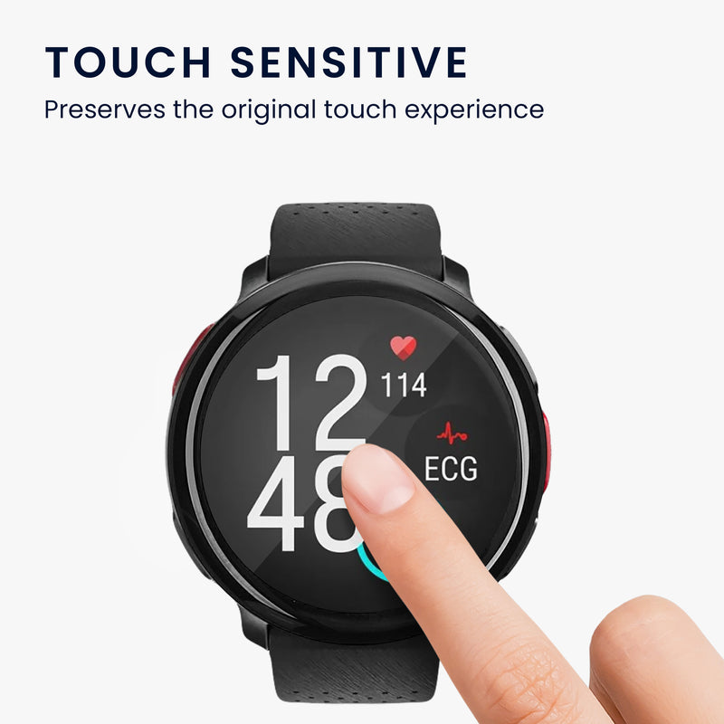 kwmobile Displayschutzfolie kompatibel mit Polar Vantage V3 Folie Schutzfolie für Fitness Tracker robuster Displayschutz