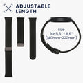 kwmobile Silikon Uhrenarmband für Samsung Galaxy Fit 3 Armband Ersatzarmband für Fitnesstracker Wechselarmband Smartwatch