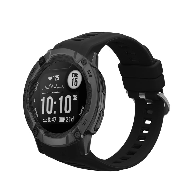 kwmobile Silikon Uhrenarmband für Garmin Instinct 2S Armband Ersatzarmband für Fitnesstracker Wechselarmband Smartwatch