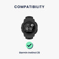 kwmobile Silikon Uhrenarmband für Garmin Instinct 2S Armband Ersatzarmband für Fitnesstracker Wechselarmband Smartwatch