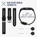 kwmobile Silikon Uhrenarmband für Garmin Instinct 2S Armband Ersatzarmband für Fitnesstracker Wechselarmband Smartwatch