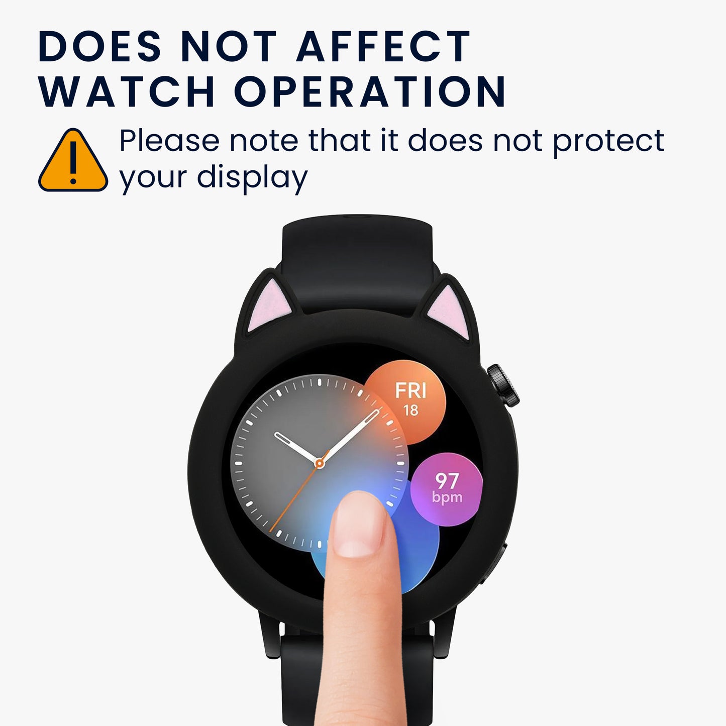 kwmobile Schutzhülle kompatibel mit Huawei Watch GT3 42mm Hülle Case ohne Display Schutz
