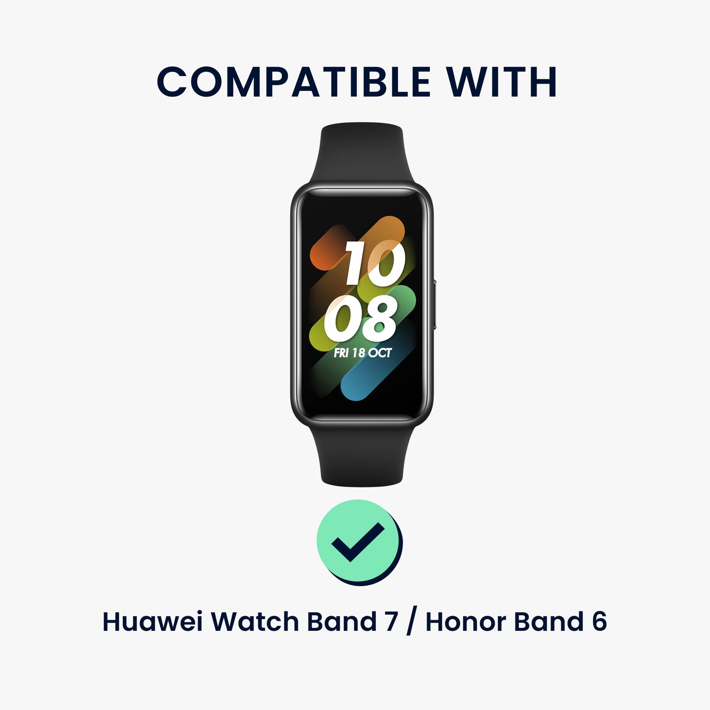 kwmobile Schutzhülle kompatibel mit Huawei Watch Band 7 / Honor Band 6 Hülle Rahmen mit Cat Ears Case ohne Display Schutz
