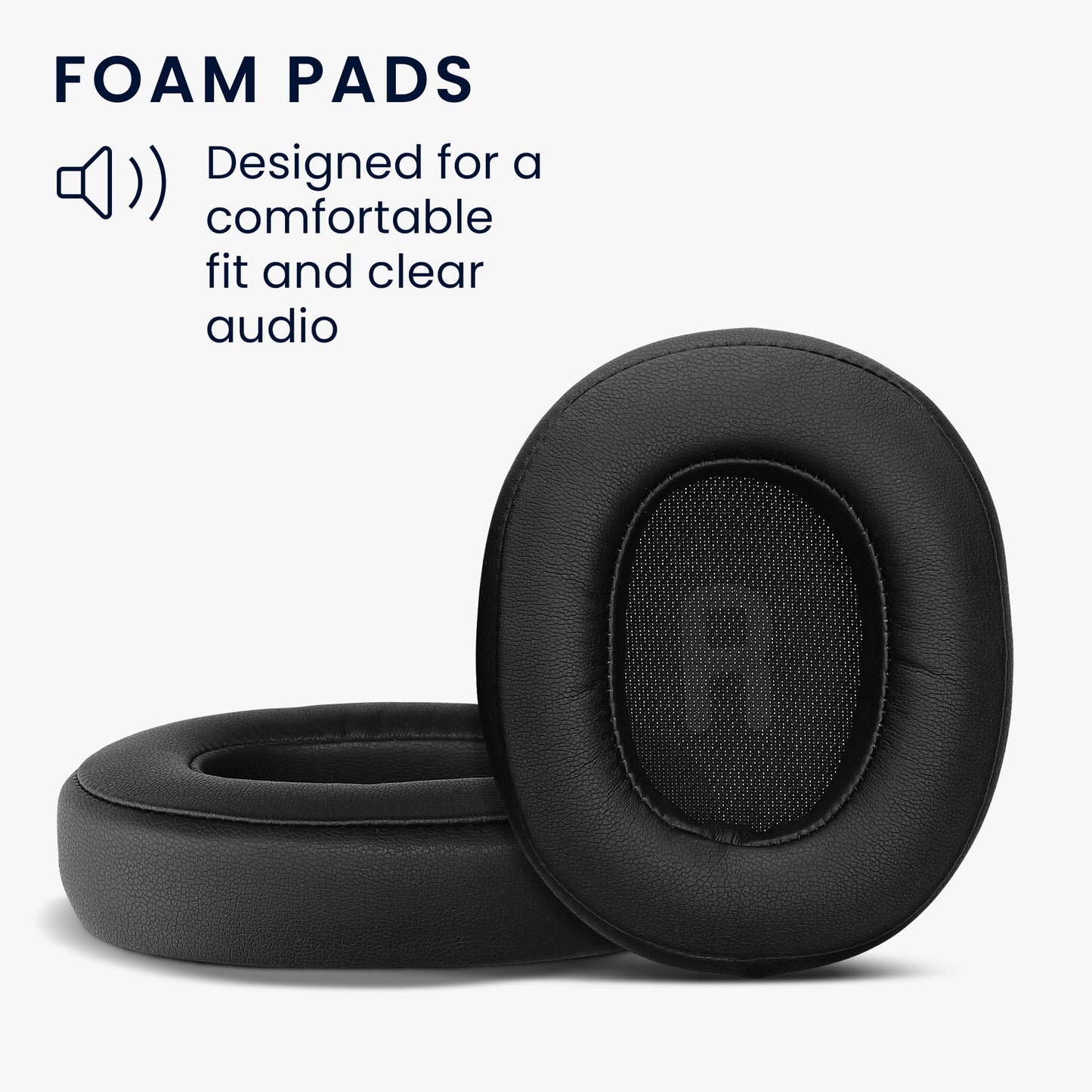 kwmobile Ohr Polster für JBL Tune 770NC / 770 / 720BT / 720 Ohrpolster Ersatz Kopfhörer Ersatzteile Over Ear Headphones