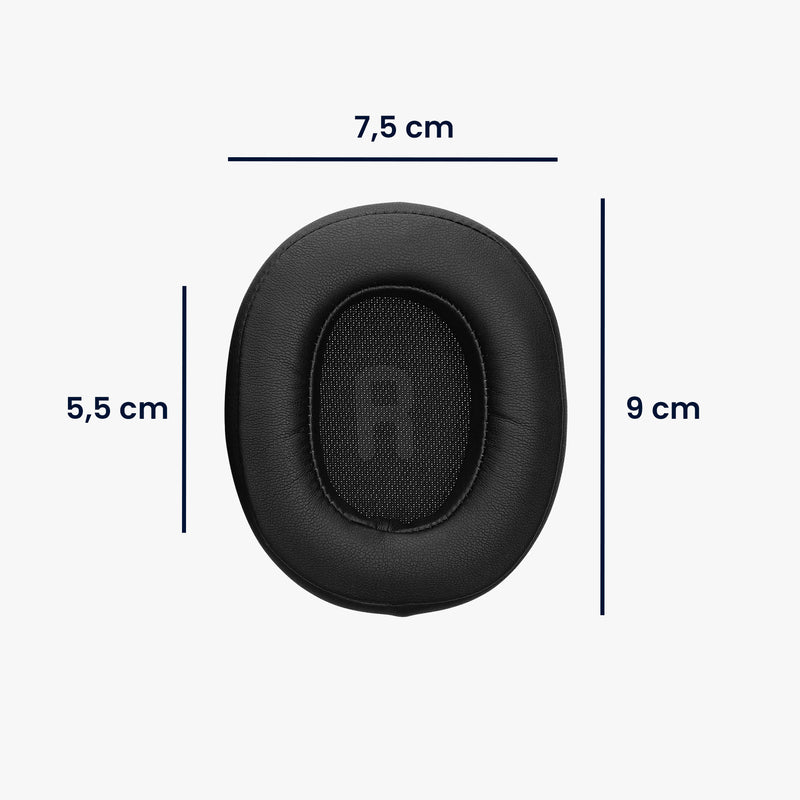 kwmobile Ohr Polster für JBL Tune 770NC / 770 / 720BT / 720 Ohrpolster Ersatz Kopfhörer Ersatzteile Over Ear Headphones