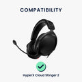 kwmobile Ohr Polster für HyperX Cloud Stinger Ohrpolster Ersatz Kopfhörer Ersatzteile Kopfhörer Ersatzpolster Over Ear Headphones