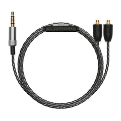 kwmobile Kopfhörerkabel für Shure SE215 / SE315 / SE425 / SE535 / SE846 / UE900 - Ersatz Kabel 120 cm Mikrofon Lautstärkeregler - 3.5mm Klinke Schwarz  