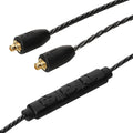 kwmobile Kopfhörerkabel für Shure SE215 / SE315 / SE425 / SE535 / SE846 / UE900 - Ersatz Kabel 120 cm Mikrofon Lautstärkeregler - 3.5mm Klinke