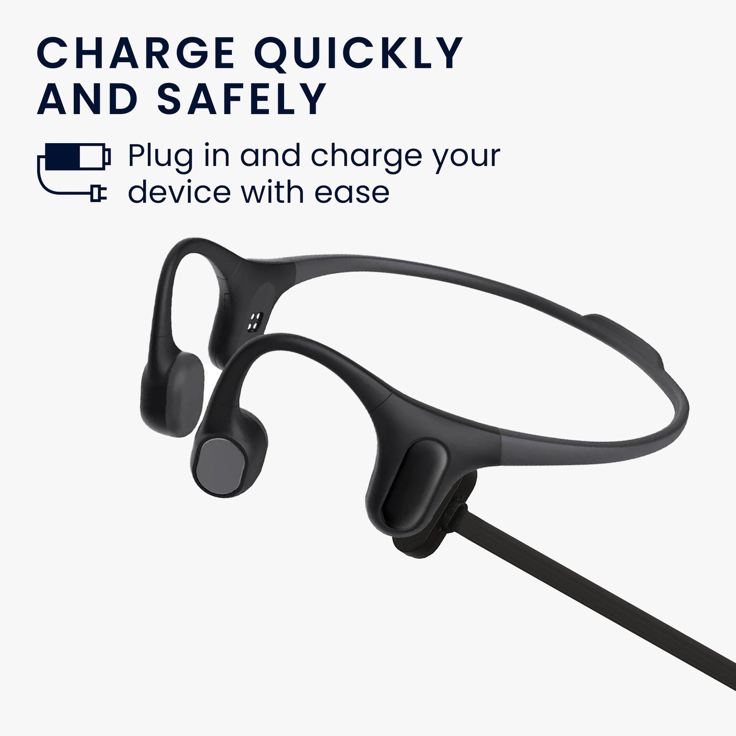 kwmobile kompatibel für Mojawa RunPlus USB Ladekabel Charger für Smart Watch Fitnesstracker Ersatzkabel