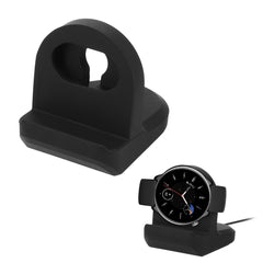 kwmobile Kabellose Ladestation kompatibel mit Huami Amazfit GTR Mini / GTS 4 Mini / GTS 3 / Amazfit Active 2 / Active Edge Halterung - Ladeständer-Halter für Smartwatch - Fitnesstracker Halter - Schwarz Schwarz  