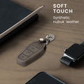 kwmobile Autoschlüssel Hülle kompatibel mit BYD Atto 3 / Sealion / Han / Tang / Dolphin / Seal - Kunstleder Schutzhülle Schlüsselhülle Cover