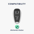 Silikon Hülle kompatibel mit Alfa Romeo Autoschlüssel