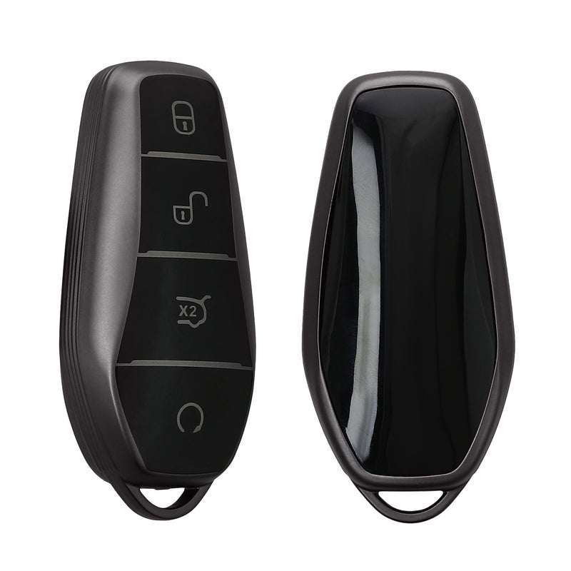 kwmobile Autoschlüssel Hülle kompatibel mit BYD Atto 3 / Sealion / Han / Tang / Dolphin / Seal - Schlüsselhülle Silikon Cover