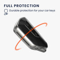 kwmobile Autoschlüssel Hülle kompatibel mit VW Golf 8 3-Tasten Autoschlüssel