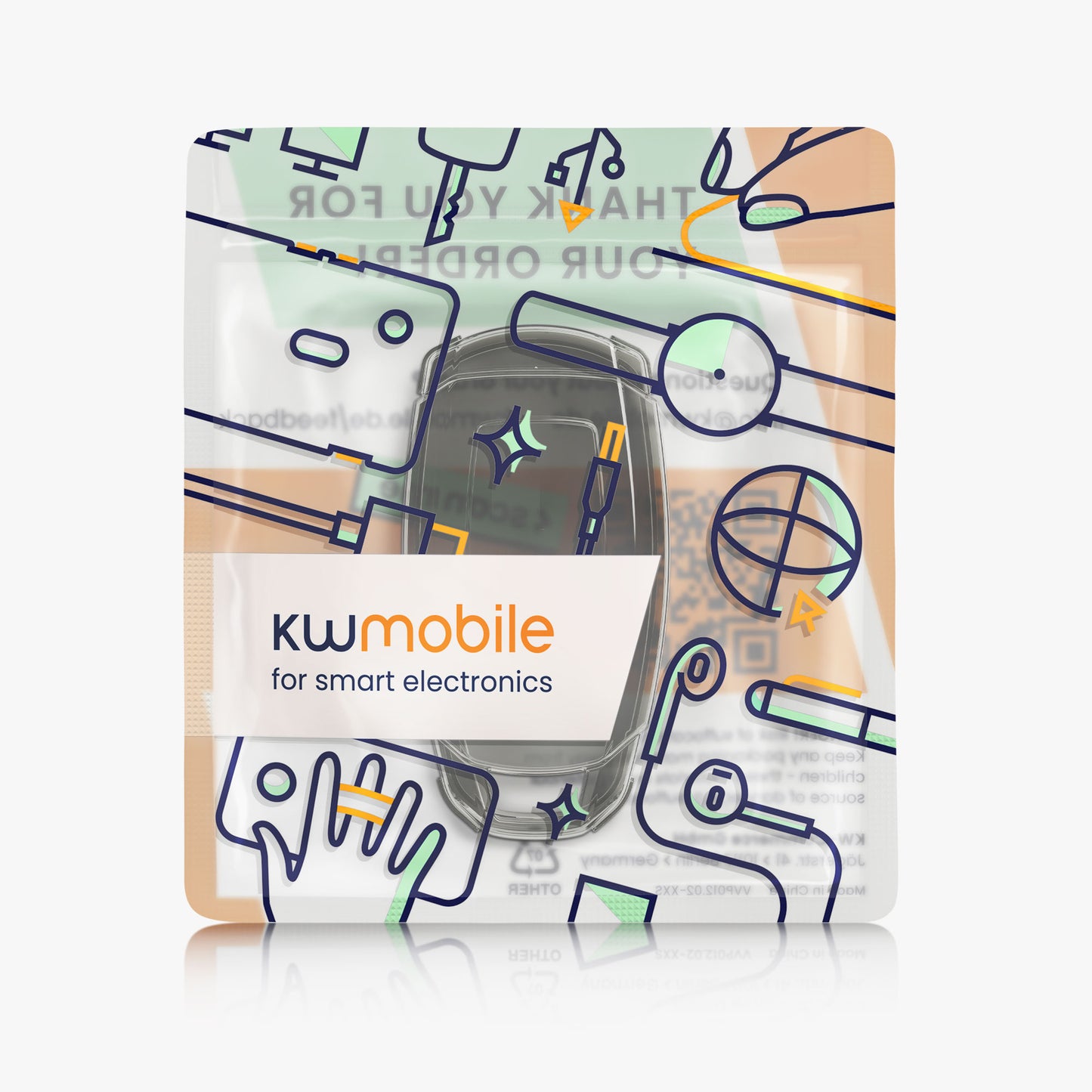 kwmobile Autoschlüssel Hülle kompatibel mit Hyundai 3-Tasten Autoschlüssel Keyless Go