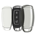 kwmobile Autoschlüssel Hülle kompatibel mit Hyundai 3-Tasten Autoschlüssel Keyless Go