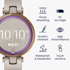 kwmobile Displayschutzfolie kompatibel mit Garmin Lily Sport Folie Schutzfolie für Fitness Tracker robuster