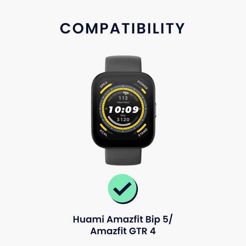 kwmobile Armband kompatibel mit 22mm Amazfit Bip 6 / Bip 5 Unity / Bip 5 / GTS 3 / Balance 2 / Helio Strap - Fitnesstracker Sportarmband Band - Innenmaße von 14 - 22 cm