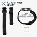 kwmobile Armband kompatibel mit 22mm Amazfit Bip 6 / Bip 5 Unity / Bip 5 / GTS 3 / Balance 2 / Helio Strap - Fitnesstracker Sportarmband Band - Innenmaße von 14 - 22 cm