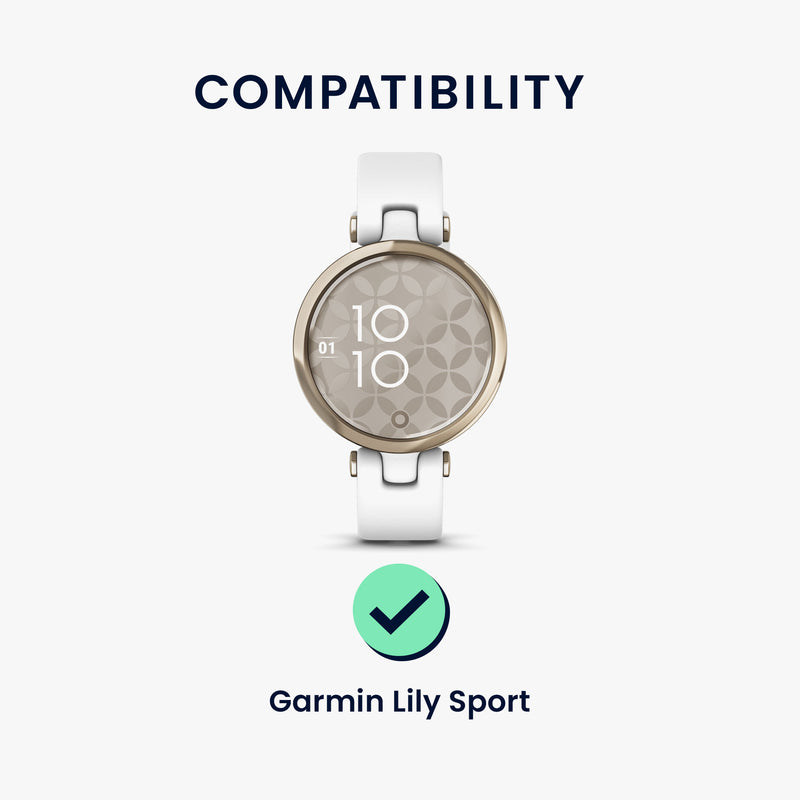 kwmobile Uhrenarmband kompatibel mit Garmin Lily Sport Ersatz Armband Ersatzarmband für Smartwatch 14 - 22 cm Innenmaße