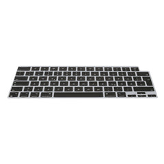 kwmobile Silikon Tastaturschutz für Apple Macbook Air 15 2023 M2 (A2941) - QWERTZ Keyboard Cover Abdeckung - Schwarz Schwarz  