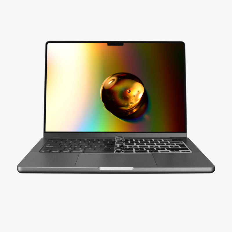 Silikon Tastaturschutz QWERTY (Spanien) kompatibel mit Apple MacBook Pro 14" (2023) A2779