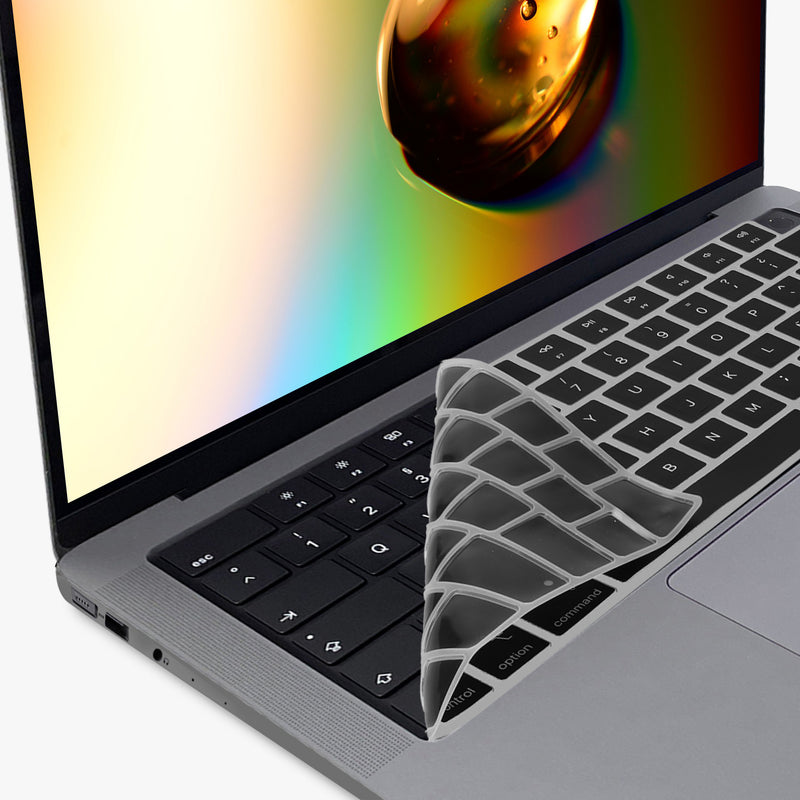 Silikon Tastaturschutz QWERTY (Spanien) kompatibel mit Apple MacBook Pro 14" (2023) A2779