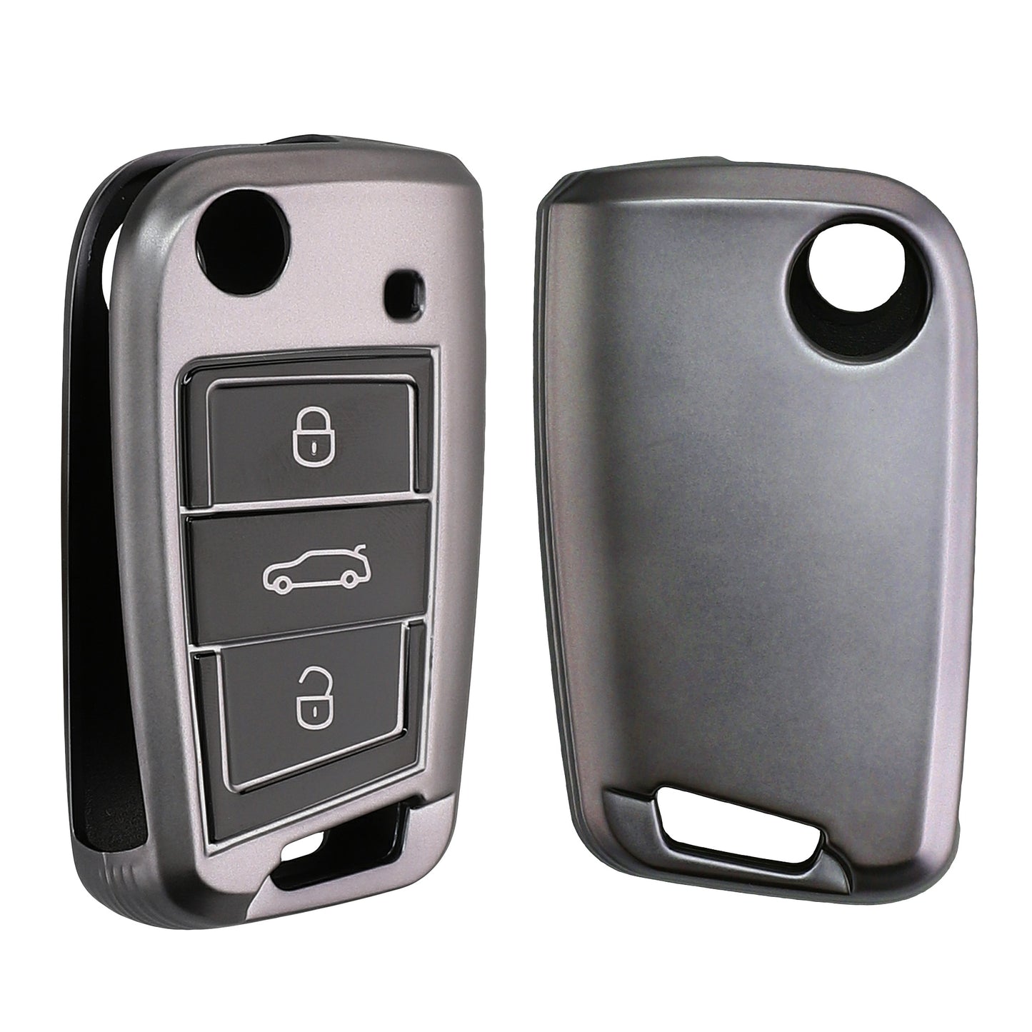 Silikon Hülle kompatibel mit VW Golf 7 MK7 Autoschlüssel
