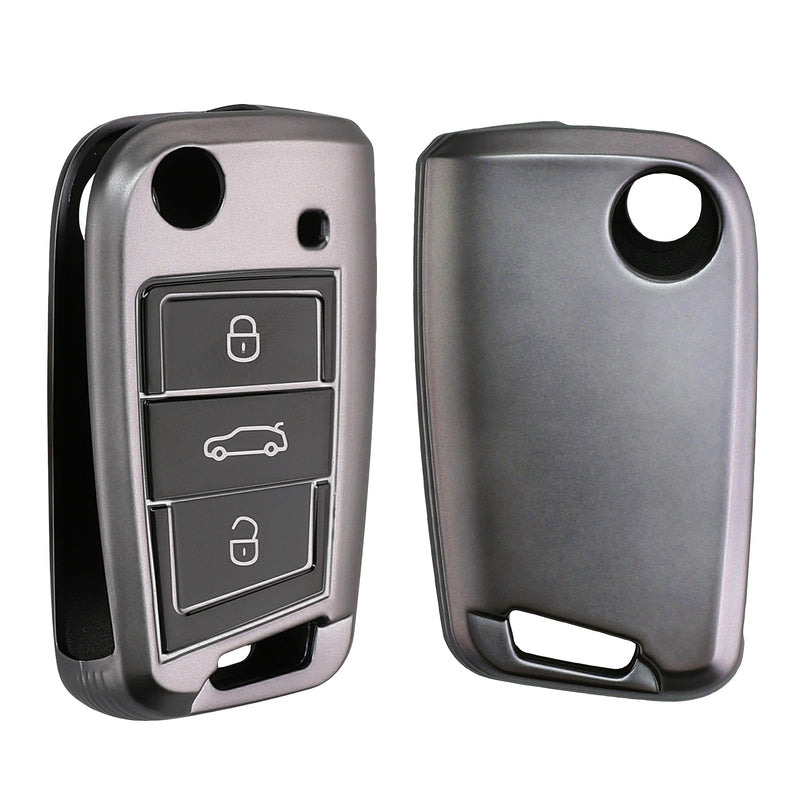 Silikon Hülle kompatibel mit VW Golf 7 MK7 Autoschlüssel