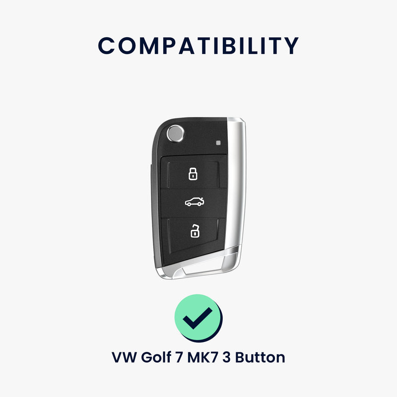 Silikon Hülle kompatibel mit VW Golf 7 MK7 Autoschlüssel