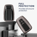 kwmobile Autoschlüssel Hülle kompatibel mit Toyota 2-Tasten Smart Key Autoschlüssel - Schlüsselhülle Silikon Cover