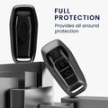 kwmobile Autoschlüssel Hülle kompatibel mit Ford 3-Tasten MyKey Autoschlüssel (Key Free) - Schlüsselhülle Silikon Cover