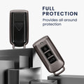kwmobile Autoschlüssel Hülle kompatibel mit Mitsubishi 3-Tasten Autoschlüssel - Schlüsselhülle Silikon Cover