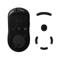 kwmobile Mouse Feet Sticker kompatibel mit Logitech G Pro Wireless Gaming Ersatz Glider - Mausfüße passgenau - Maus Glides in Schwarz Schwarz  