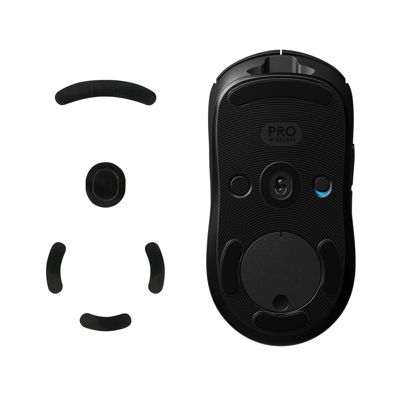 kwmobile Mouse Feet Sticker kompatibel mit Logitech G Pro Wireless Gaming Ersatz Glider - Mausfüße passgenau - Maus Glides