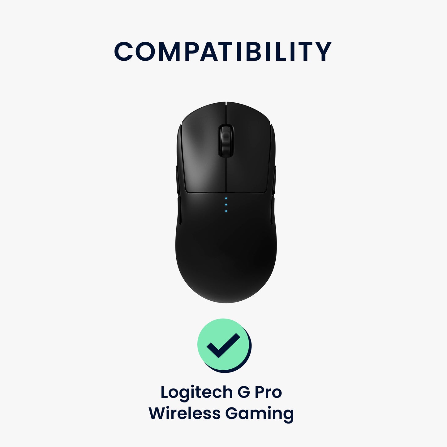 kwmobile Mouse Feet Sticker kompatibel mit Logitech G Pro Wireless Gaming Ersatz Glider - Mausfüße passgenau - Maus Glides