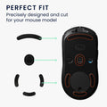kwmobile Mouse Feet Sticker kompatibel mit Logitech G Pro Wireless Gaming Ersatz Glider - Mausfüße passgenau - Maus Glides