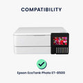 kwmobile Cover kompatibel mit Epson EcoTank Photo ET-8500 - Tasche Hülle Drucker - Staubschutzhülle Schutzhaube Schutzhülle