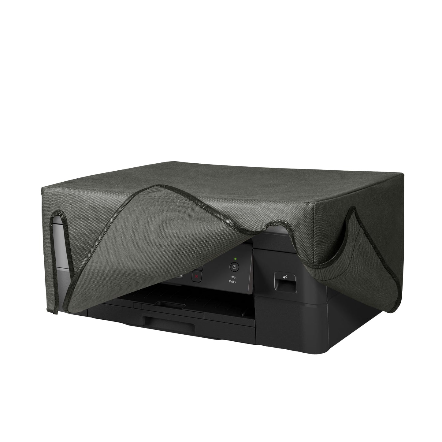 kwmobile Cover kompatibel mit Brother MFC-J1170DW / MFC-J1010DW / MFC-J1012DWI - Tasche Hülle Drucker - Staubschutzhülle Schutzhaube Schutzhülle - Dunkelgrau Dunkelgrau  