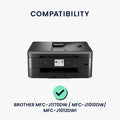 kwmobile Cover kompatibel mit Brother MFC-J1170DW / MFC-J1010DW / MFC-J1012DWI - Tasche Hülle Drucker - Staubschutzhülle Schutzhaube Schutzhülle