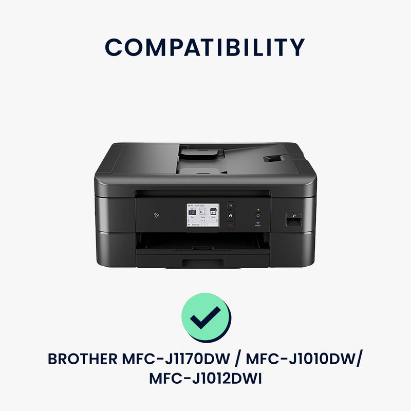 kwmobile Cover kompatibel mit Brother MFC-J1170DW / MFC-J1010DW / MFC-J1012DWI - Tasche Hülle Drucker - Staubschutzhülle Schutzhaube Schutzhülle