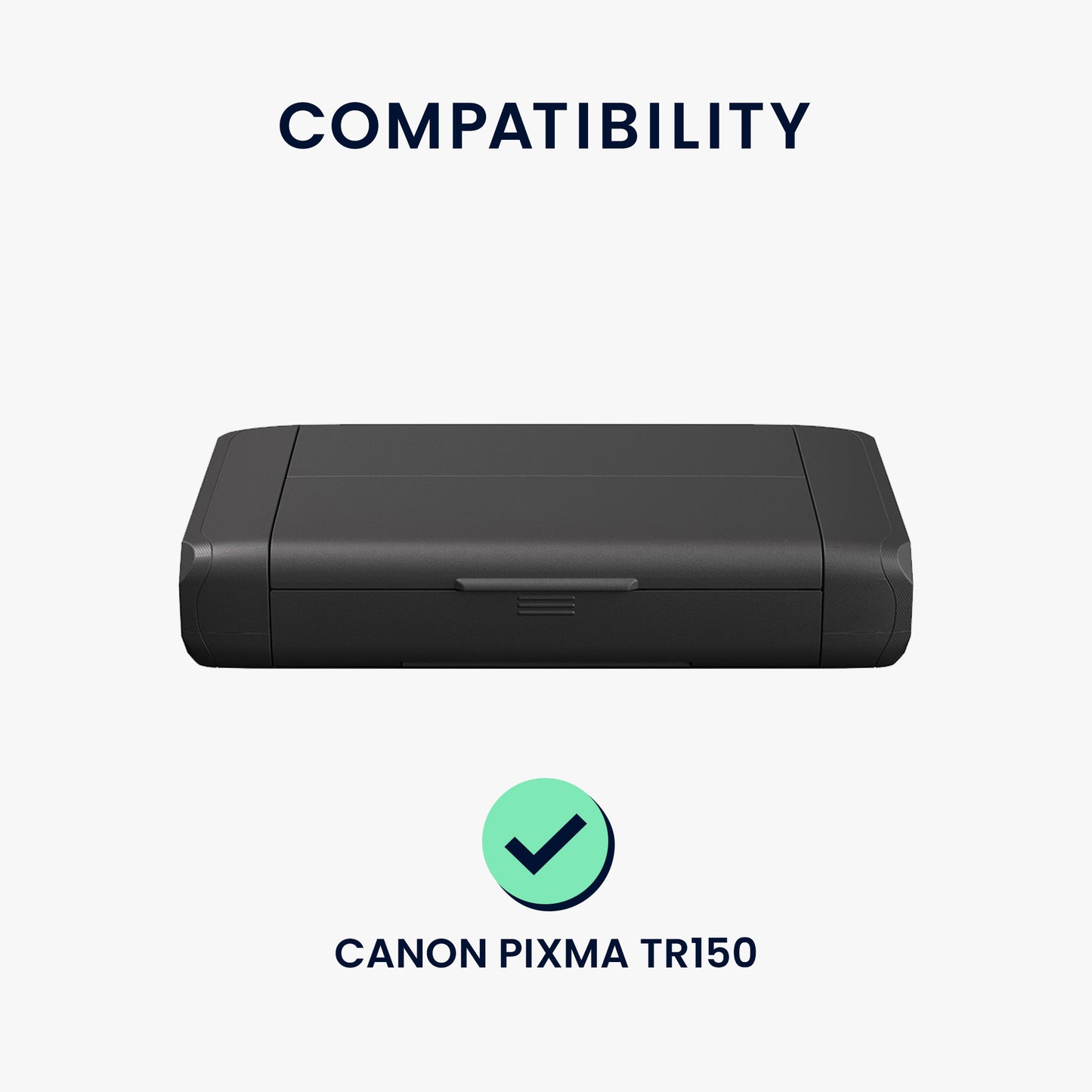 kwmobile Cover kompatibel mit Canon PIXMA TR150 - Tasche Hülle Drucker - Staubschutzhülle Schutzhaube Schutzhülle