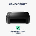kwmobile Cover kompatibel mit Canon PIXMA TS3550i / TS3551i - Tasche Hülle Drucker - Staubschutzhülle Schutzhaube Schutzhülle