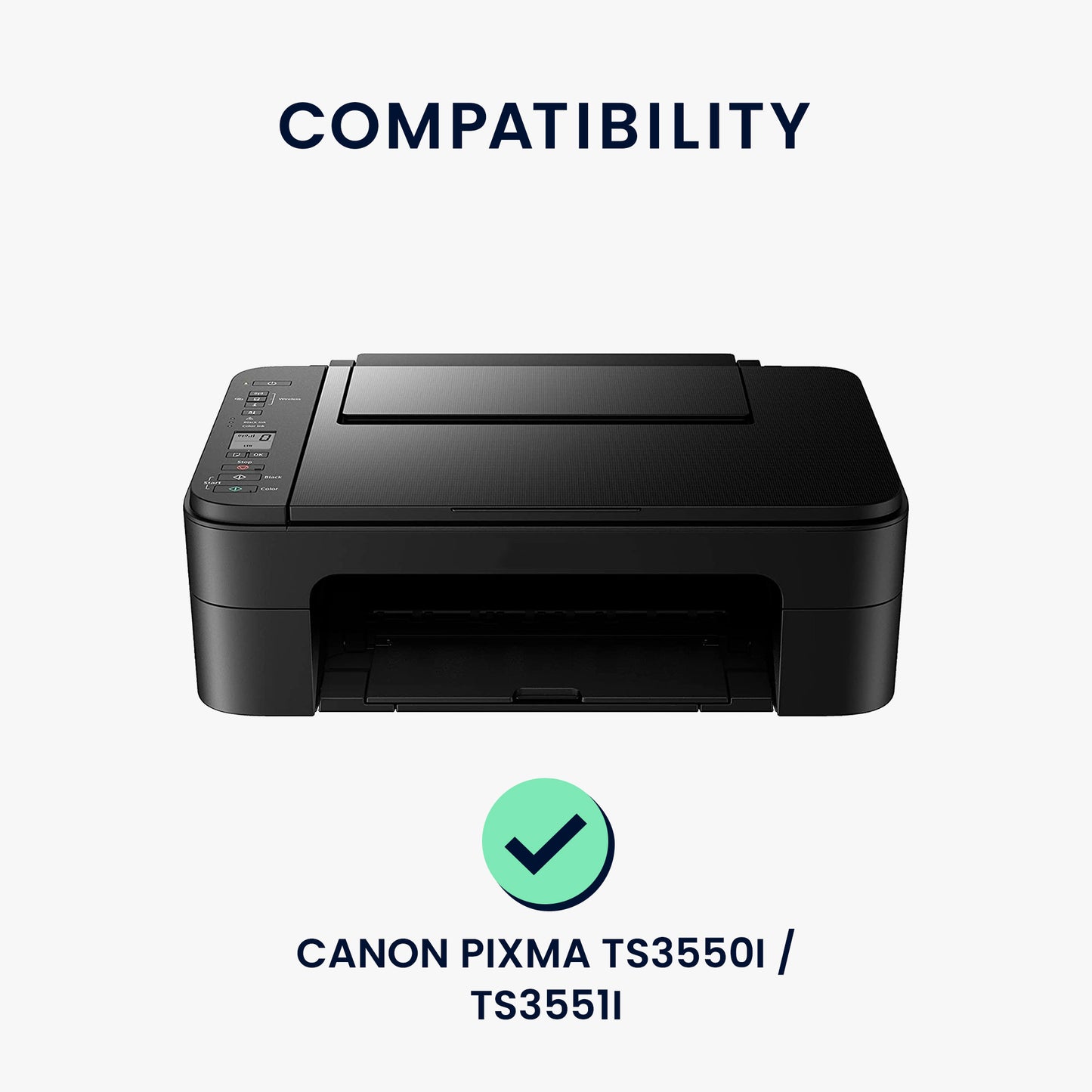 kwmobile Cover kompatibel mit Canon PIXMA TS3550i / TS3551i - Tasche Hülle Drucker - Staubschutzhülle Schutzhaube Schutzhülle