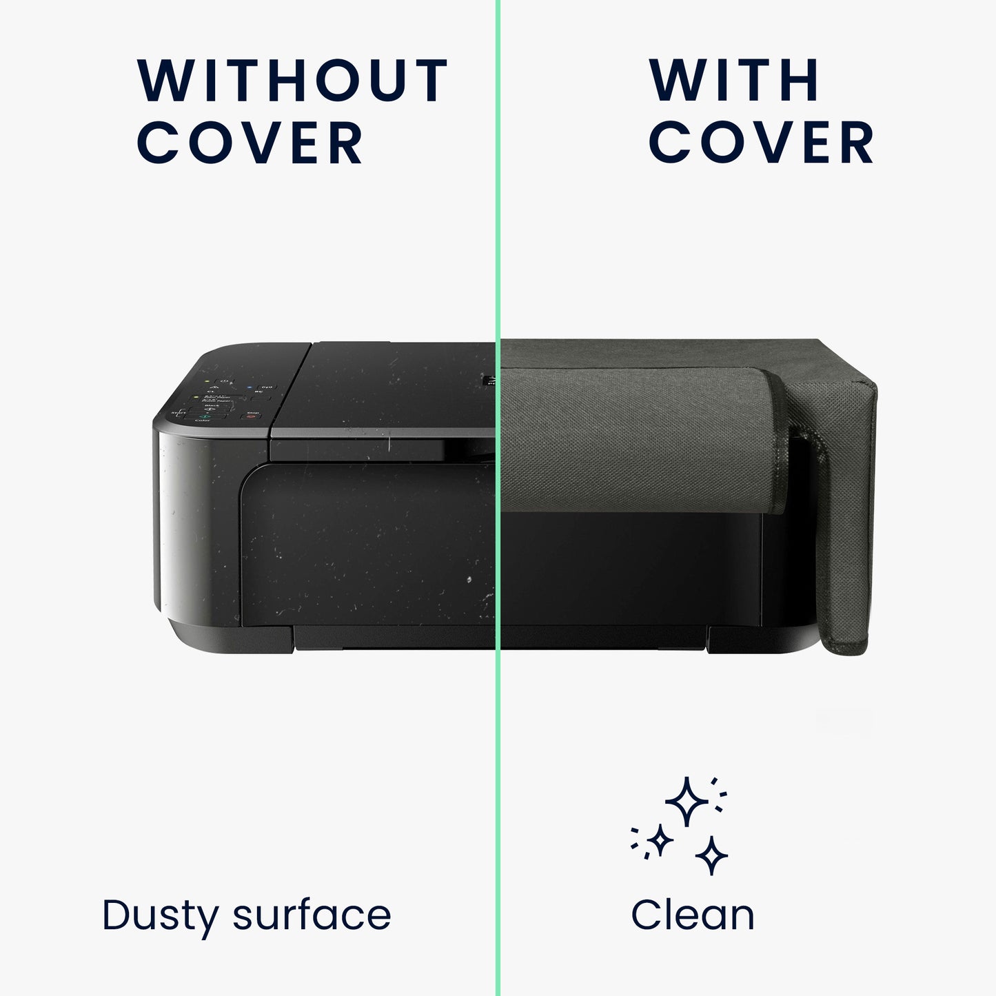 kwmobile Cover kompatibel mit Canon PIXMA MG3650 S - Tasche Hülle Drucker - Staubschutzhülle Schutzhaube Schutzhülle