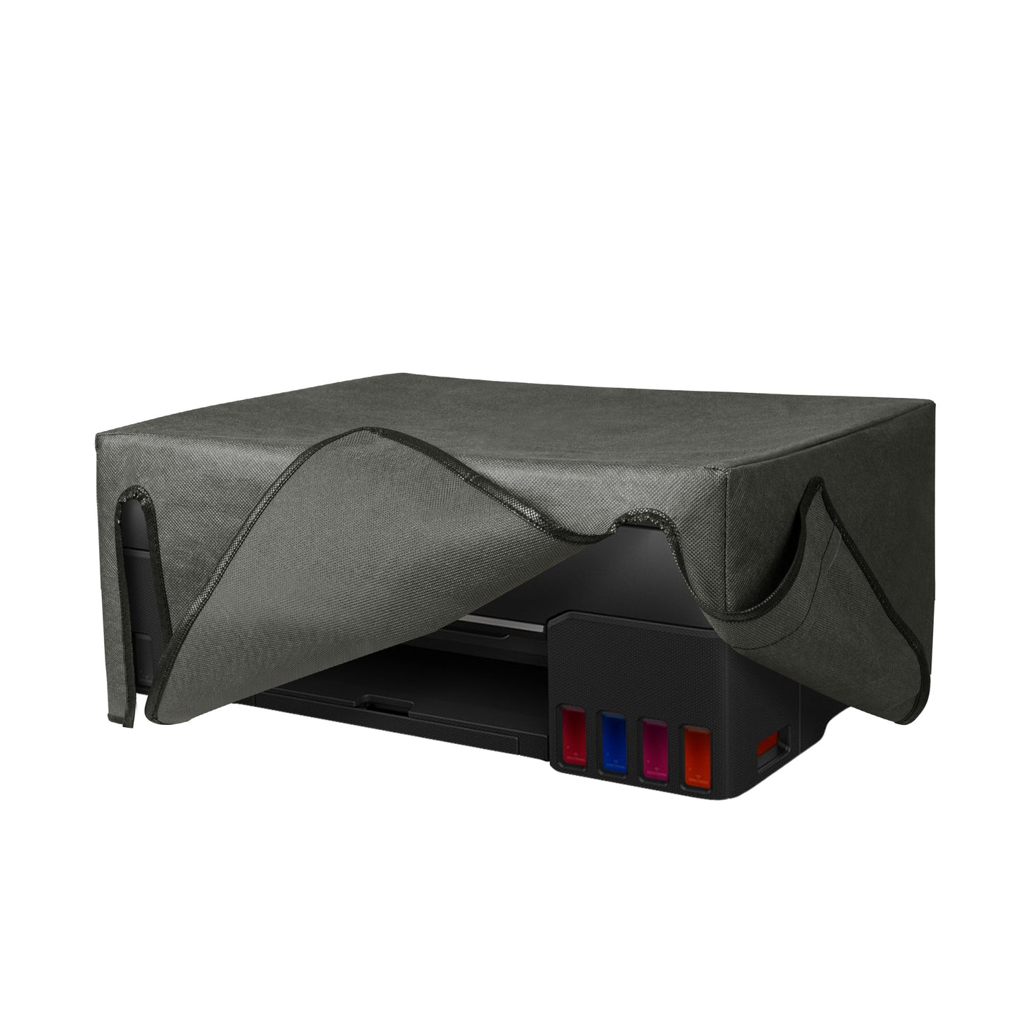 kwmobile Cover kompatibel mit Canon PIXMA G650 / G620 - Tasche Hülle Drucker - Staubschutzhülle Schutzhaube Schutzhülle - Dunkelgrau Dunkelgrau  