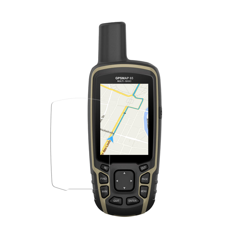 kwmobile 2x Transparente Displayschutzfolie kompatibel mit Garmin GPSMAP 62 / 62sc / 64 / 64st/ 65 / 65sr Folie - Schutzfolie für GPS Tracker - robuster Displayschutz für tragbares Navi Transparent  